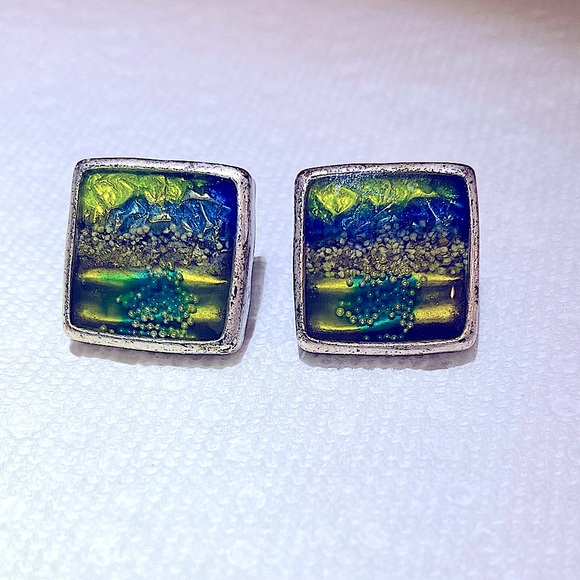 Glass Landscape Earrings - Picture 3 of 5